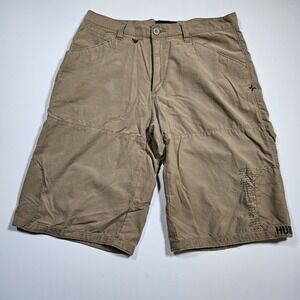 Hurley Mens 32 Tan Khaki Cargo Walk Shorts Casual Surf
